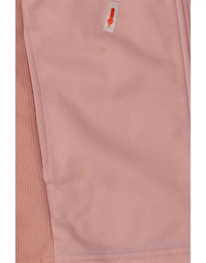 Asics træningsdragt topjakke til kvinder UK 16 Large Pink Colourblock Polyester