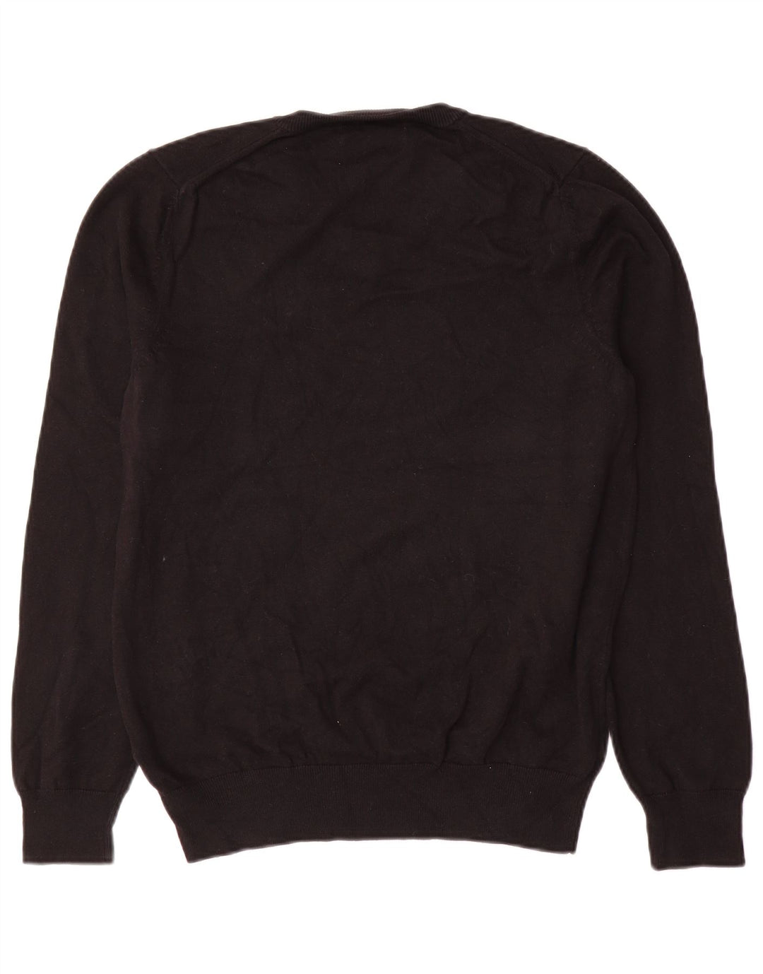 Marks & Spencer Herre V-hals sweater Medium Sort Bomuld