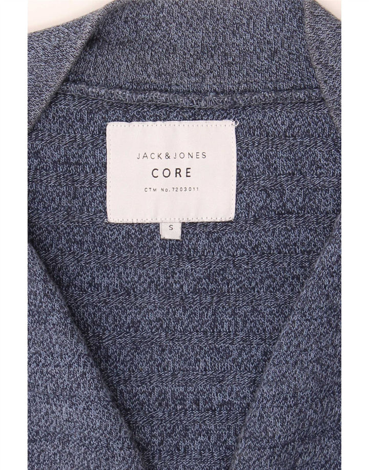 Jack & Jones herre cardigan sweater lille marineblå stribet