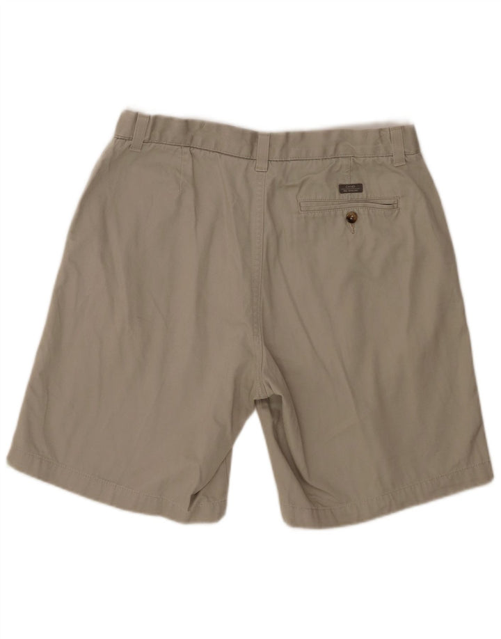 Marks & Spencer Herre Blue Harbor Chino Shorts W34 Stor Beige Bomuld