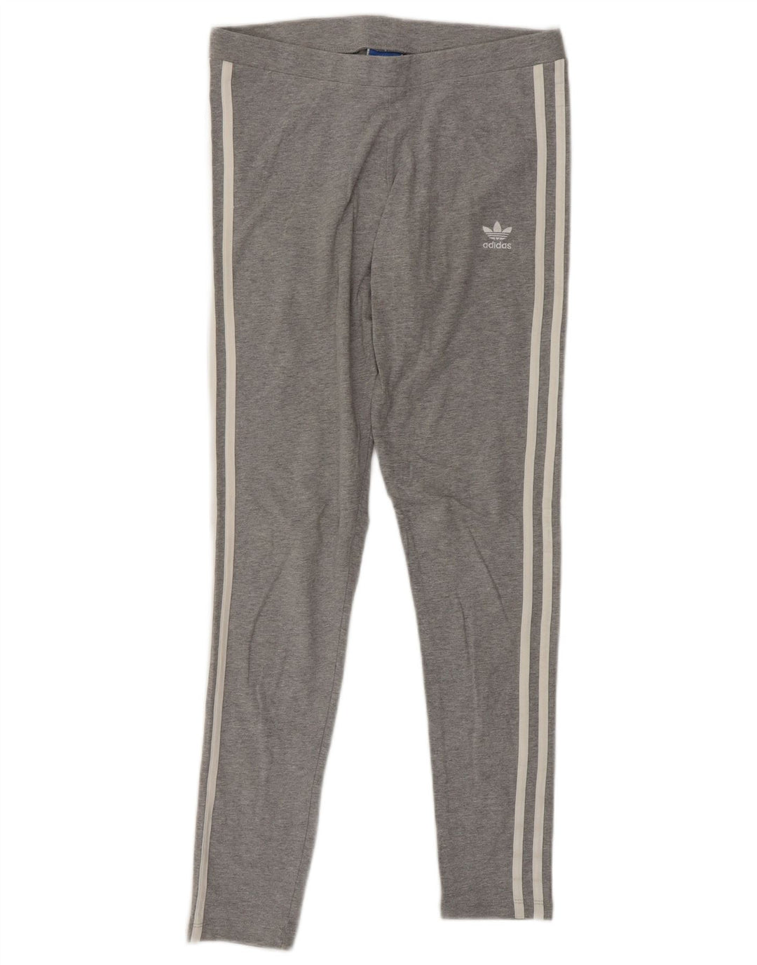 ADIDAS Dame Leggings UK 6 XS Grå Bomuld
