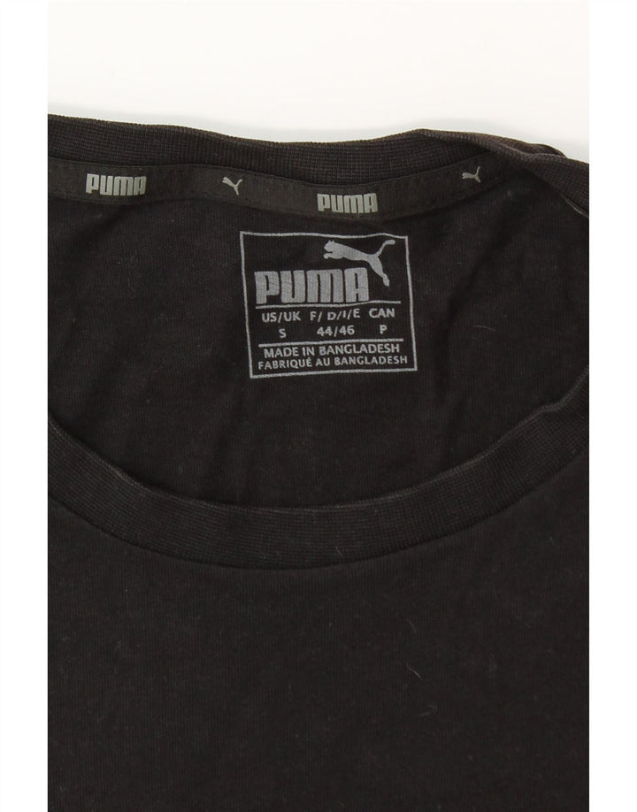 Puma Herre Grafisk T-Shirt Top Lille Sort