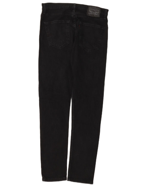 Levi's Herre 512 Slim Tapered Jeans W31 L32 Sort Bomuld