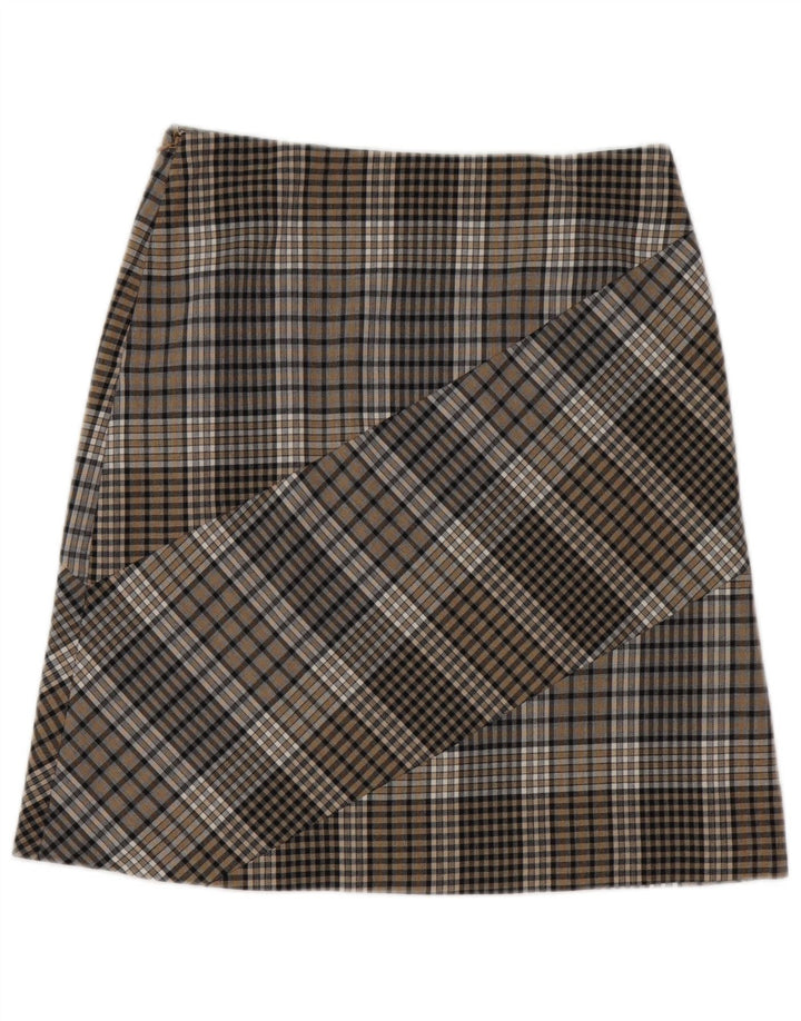 Max & Co. A-line nederdel til kvinder W29 Medium brun ternet