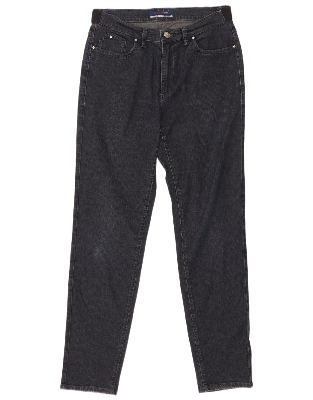 Trussardi Dame Slim Jeans W29 L30 Marineblå Bomuld