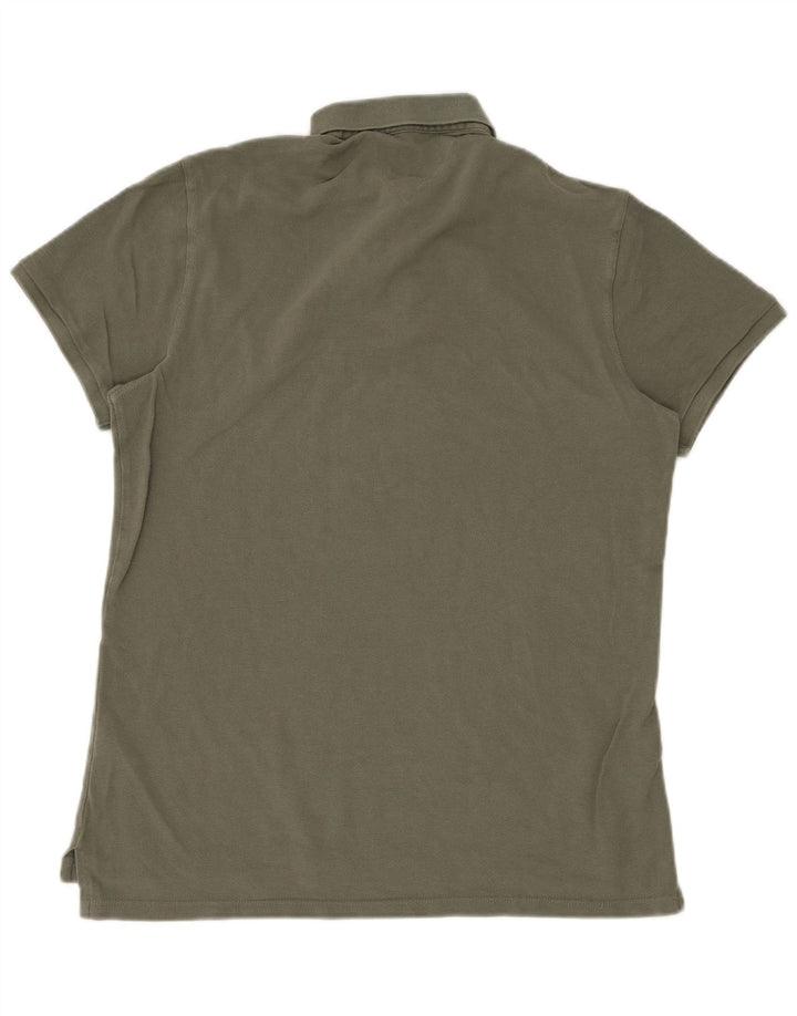 TOMMY HILFIGER Herre Regular Fit Polo Shirt XL Khaki Bomuld