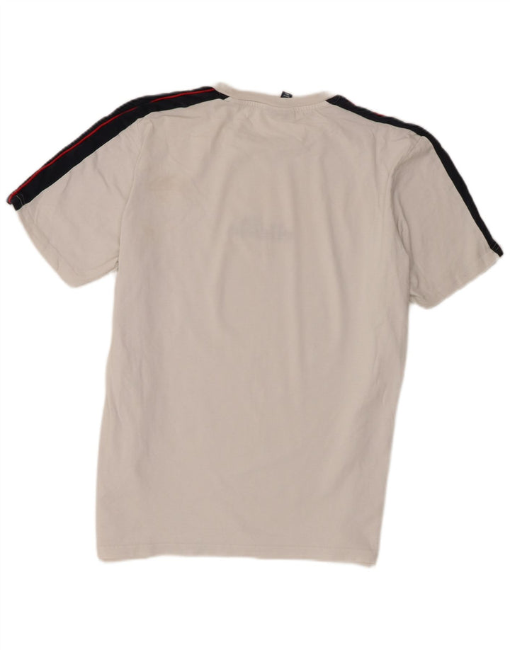 Ellesse Herre T-Shirt Top 2XL Hvid Colourblock Bomuld