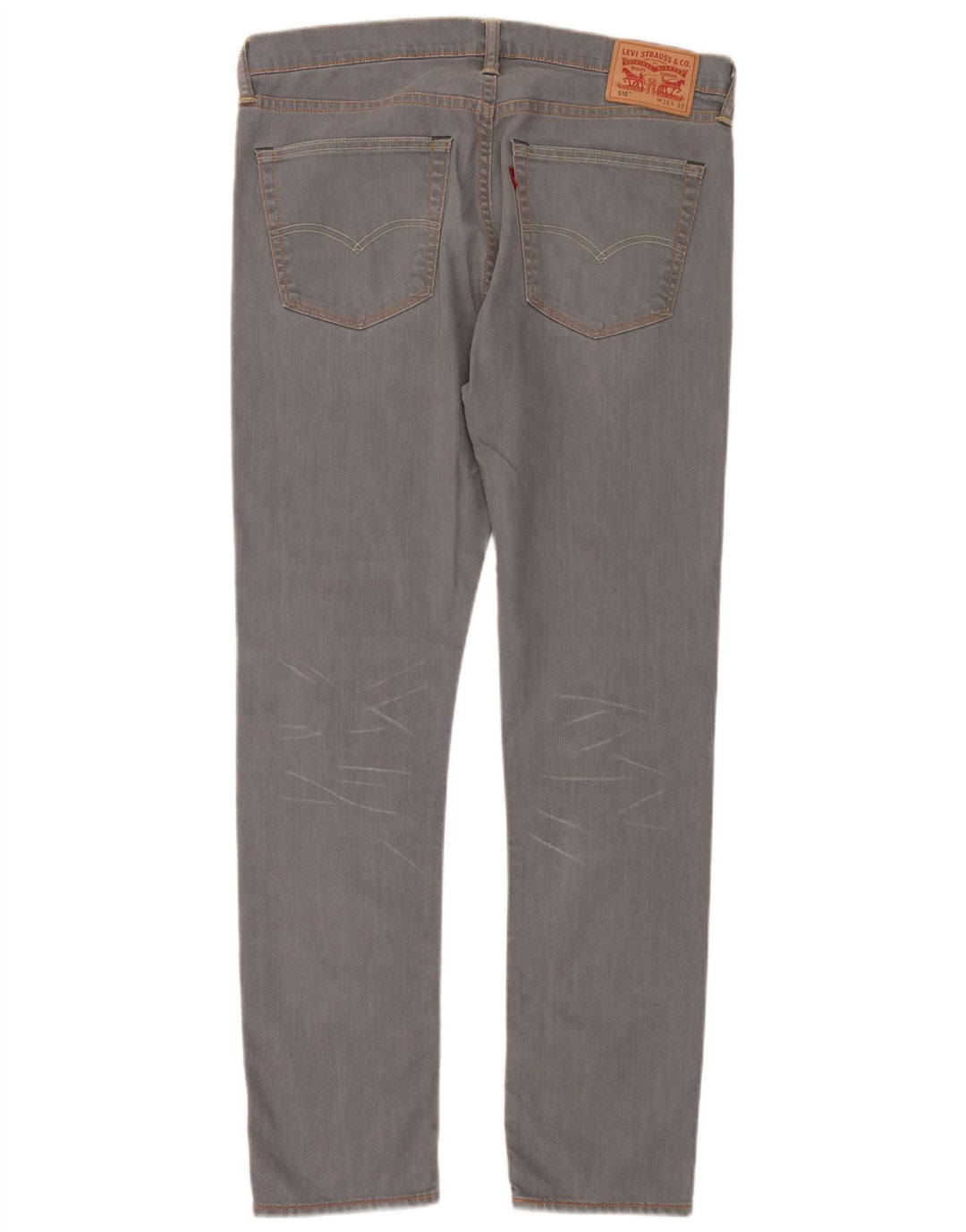 Levi's Herre 510 Skinny Jeans W36 L32 Grå Bomuld