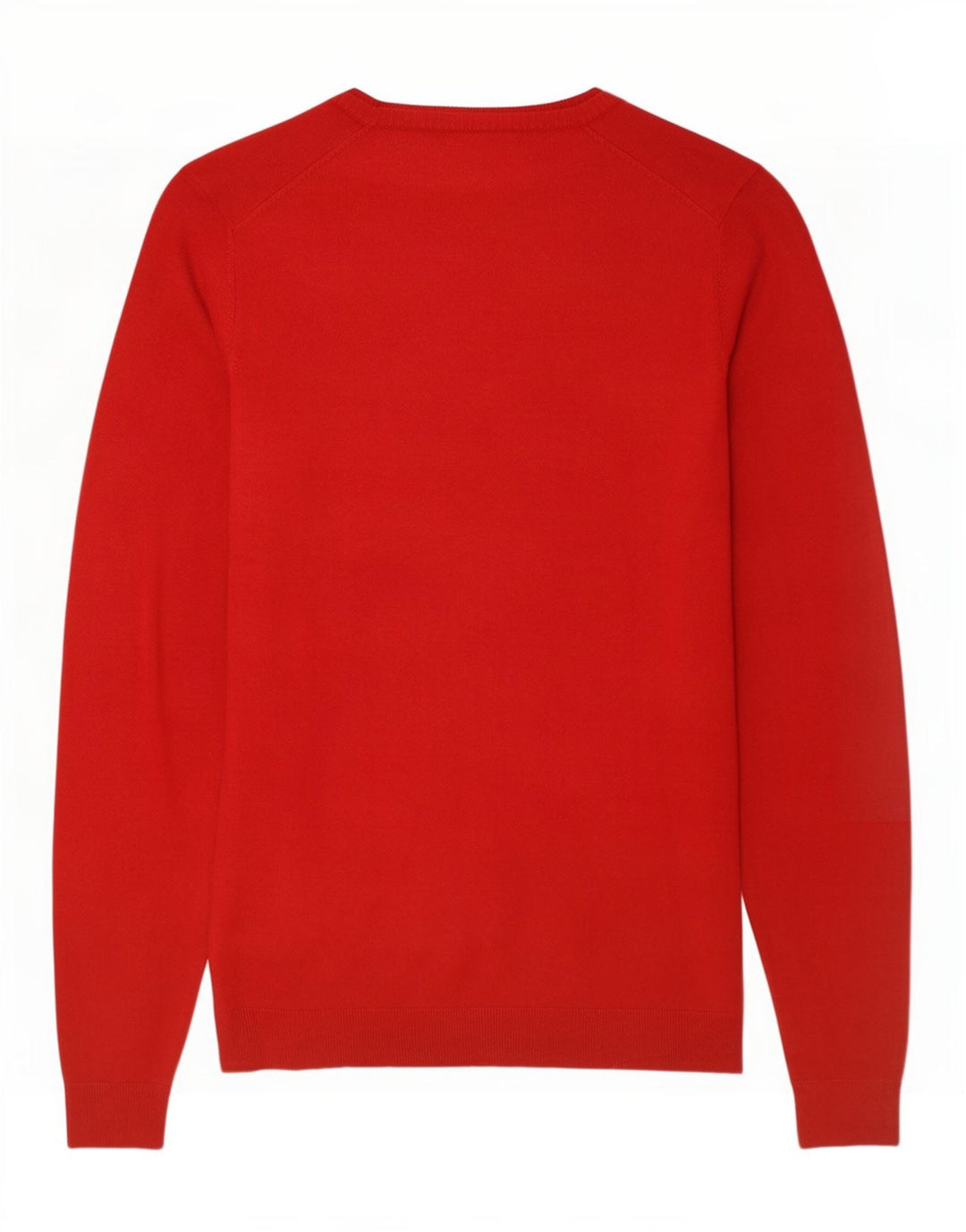 Zara Herre V-hals sweater XL Rød viskose