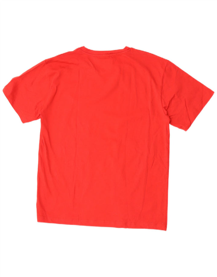 Lotto Herre T-Shirt Top XL Rød Bomuld