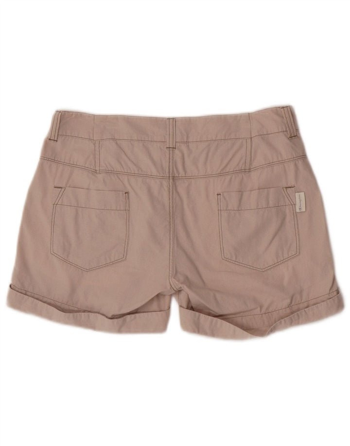Champion Kvinder Casual Shorts Små W28 Beige Houndstooth