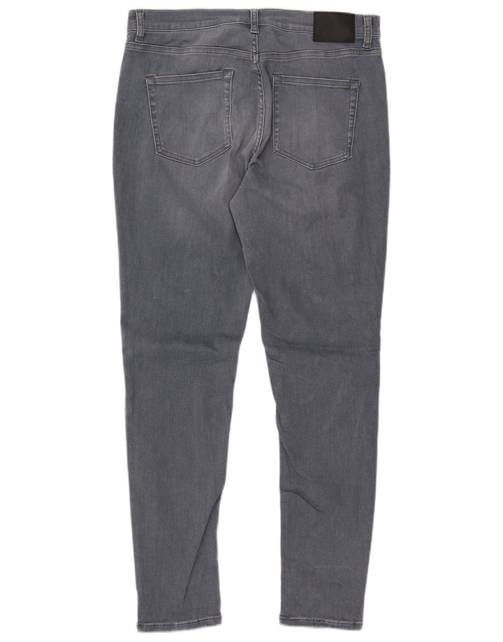 FRANSK FORBINDELSE Dame Slim Jeans UK 16 Large W32 L29 Blå Bomuld