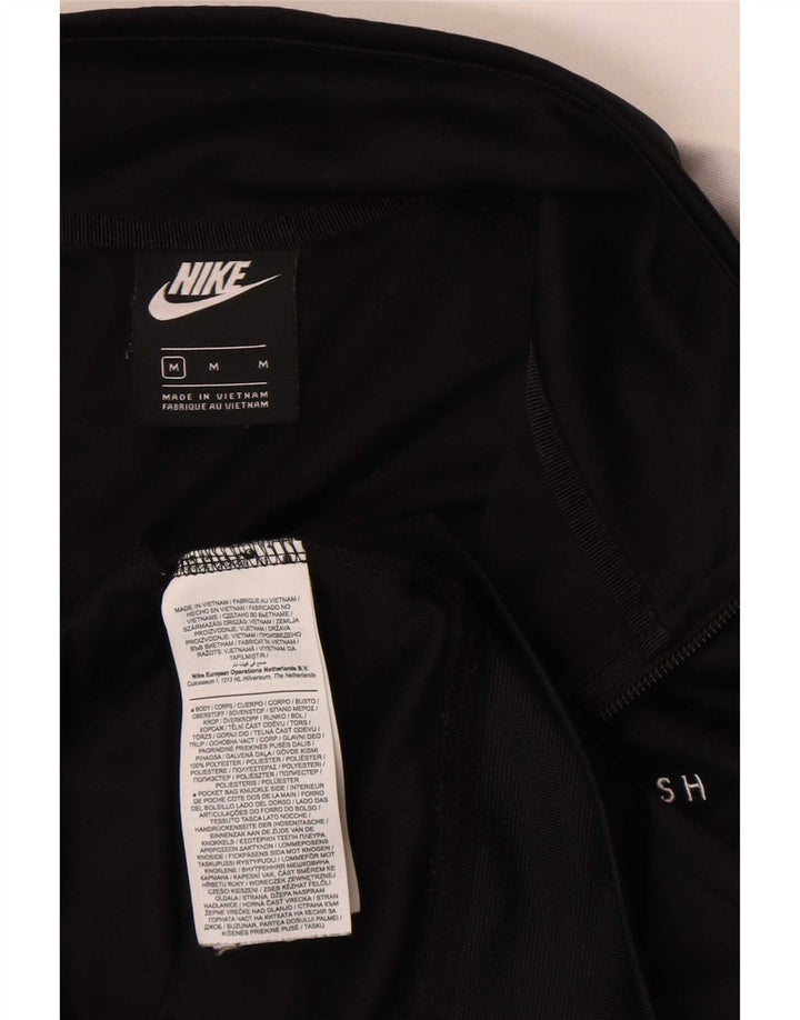 Nike Herre Swoosh Grafisk træningsdragt Topjakke Medium Sort Colourblock