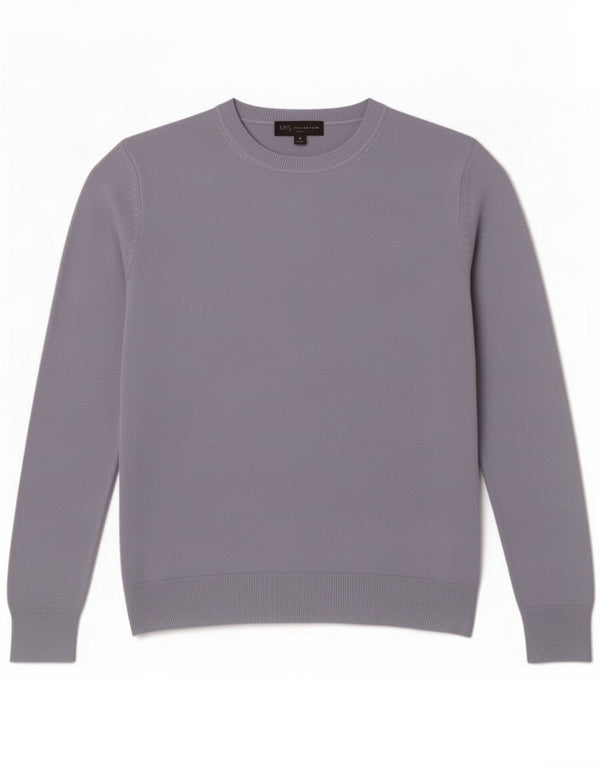 Marks & Spencer Dame sweater med rund hals DK 14 Stor blå akryl