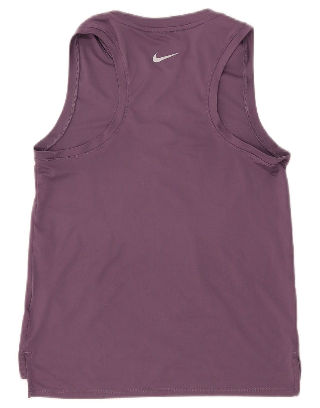 NIKE Dame Dri Fit Grafisk Vest Top UK 6 XS Lilla Polyester