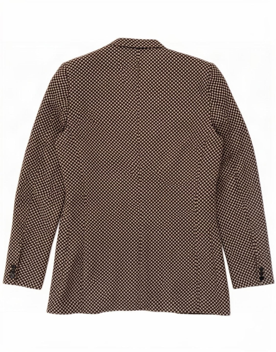 VENTANNI Herre 3-knaps blazerjakke IT 52 XL Brun Geometrisk