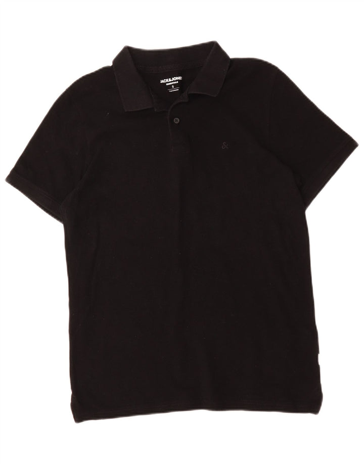 Jack & Jones herre poloskjorte lille sort bomuld