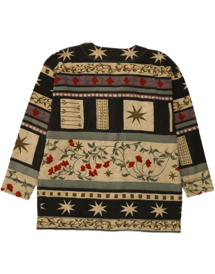 Etirel Dame Oversized Fleece Jumper UK 14 Medium Flerfarvet Fair Isle