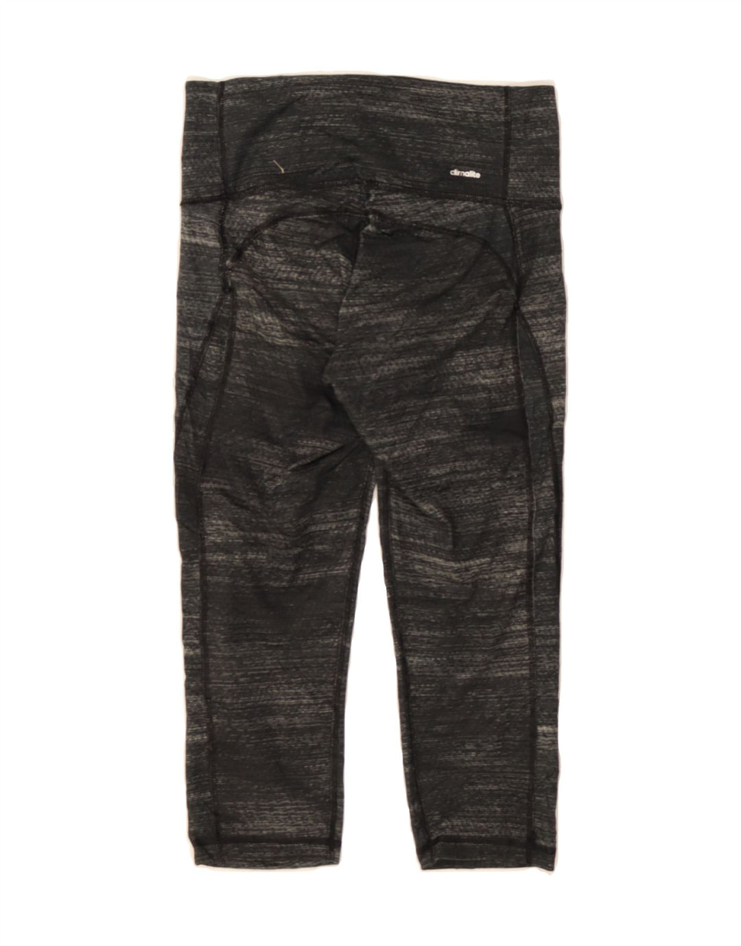 ADIDAS Womens Climalite Capri Leggings UK 8/10 Small  Grey Flecked Vintage Adidas and Second-Hand Adidas from Messina Hembry 