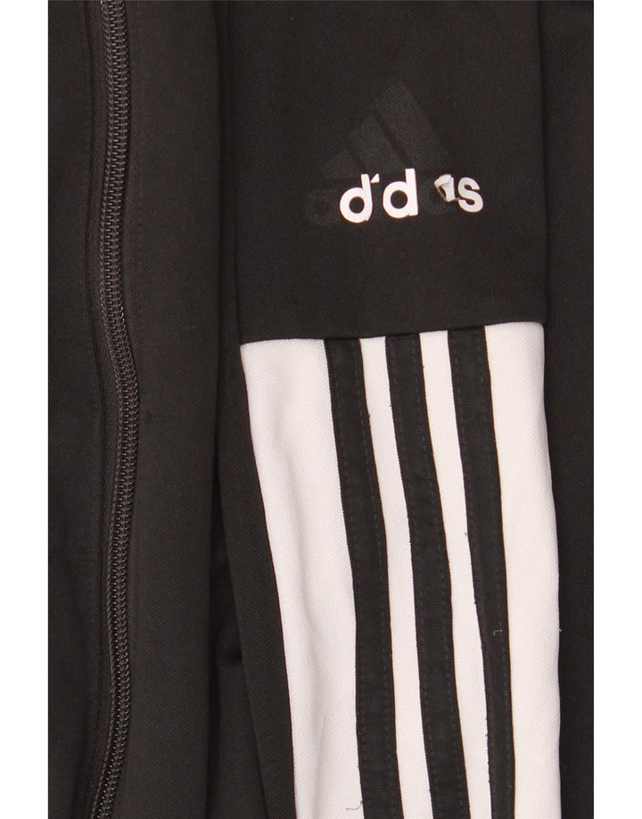 Adidas Herre Aeroready Graphic Tracksuit Top Jakke 2XL Sort Polyester