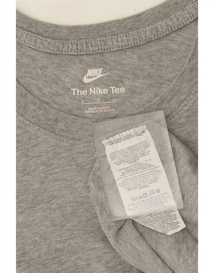 Nike T-shirt top til mænd, lille grå bomuld