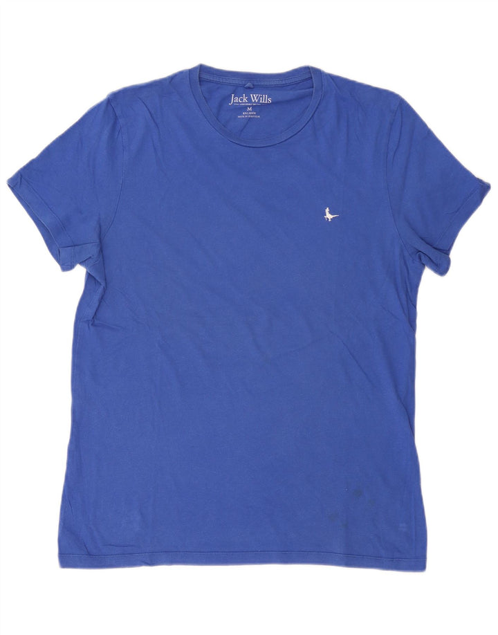 Jack Wills Herre T-Shirt Top Medium Blå Bomuld