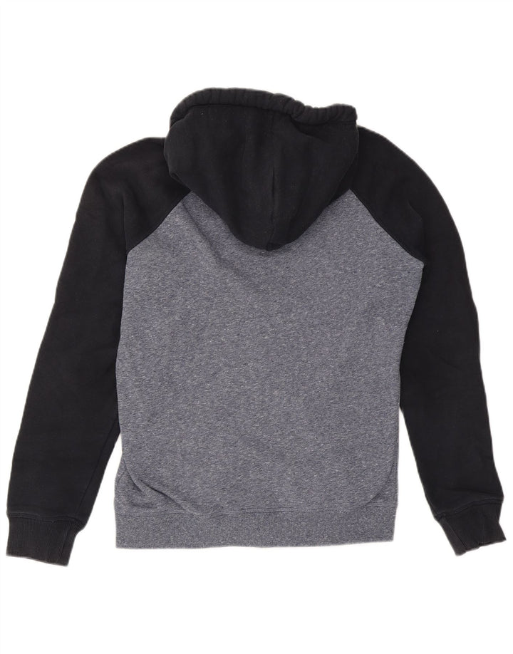 Superdry Hættetrøje med lynlås til mænd mellemgrå Colourblock Bomuld