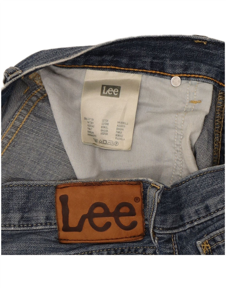Lee Herre 5 Pocket Short Denim Shorts W30 Medium Blue Bomuld