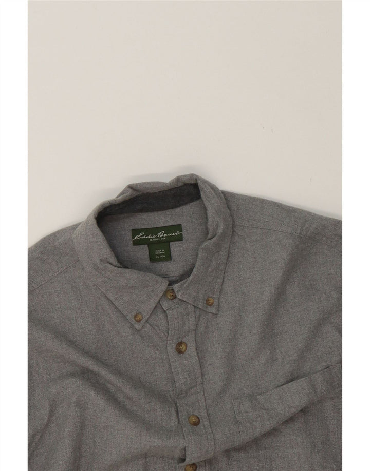 EDDIE BAUER Mens Shirt XL Grey Cotton Vintage Eddie Bauer and Second-Hand Eddie Bauer from Messina Hembry 