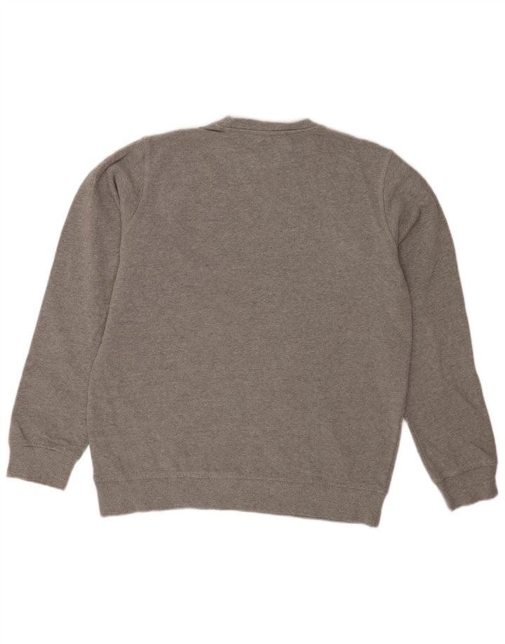 Dickies Herre Sweatshirt Jumper Stor Grå Bomuld