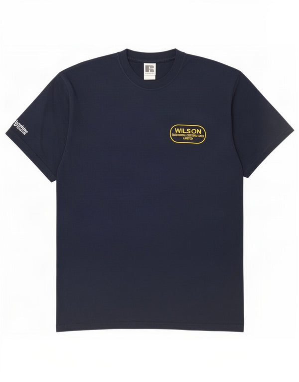 Russell Athletic Herre T-shirt Top Stor marineblå bomuld