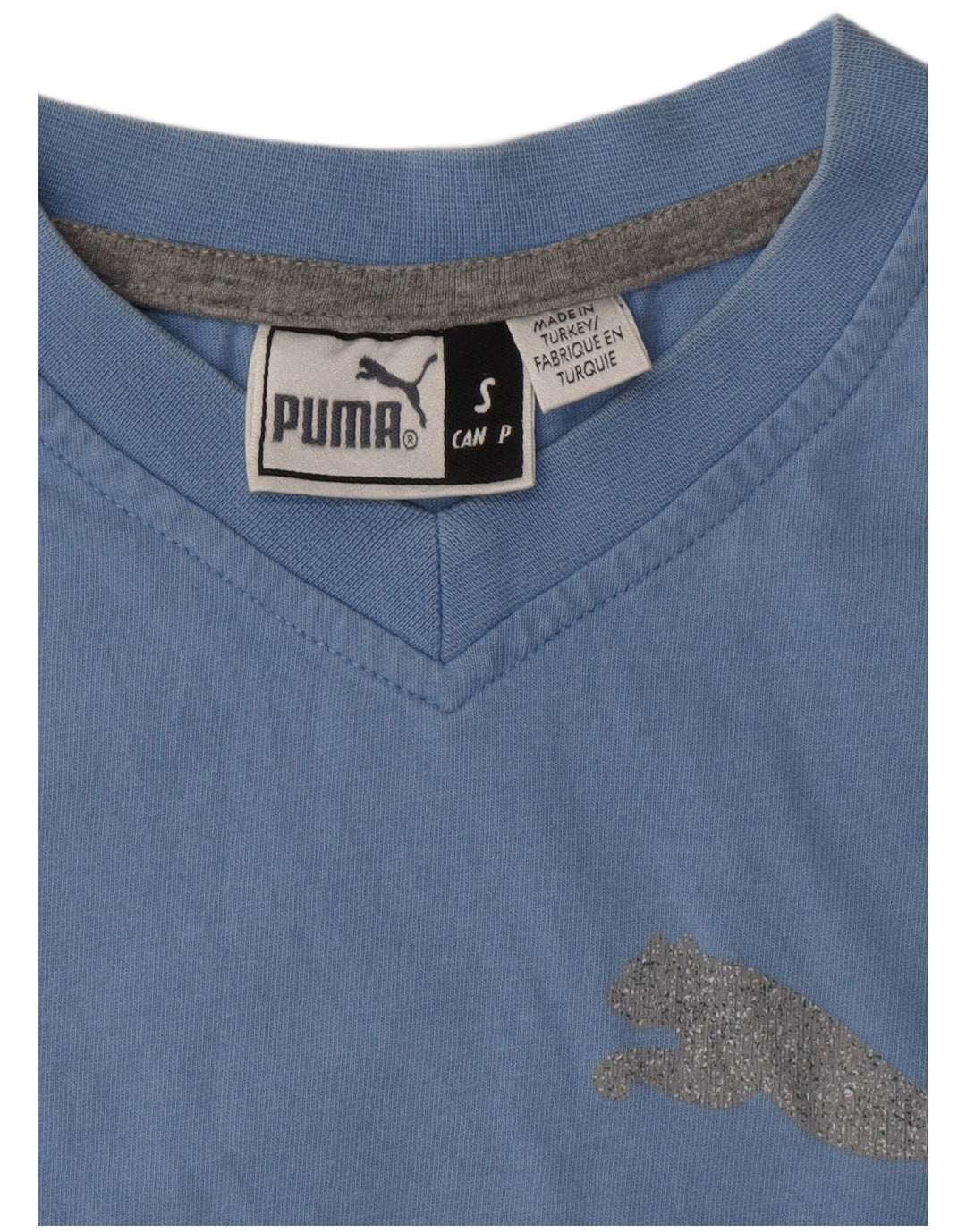 PUMA Grafisk T-shirt top til mænd, lille blå