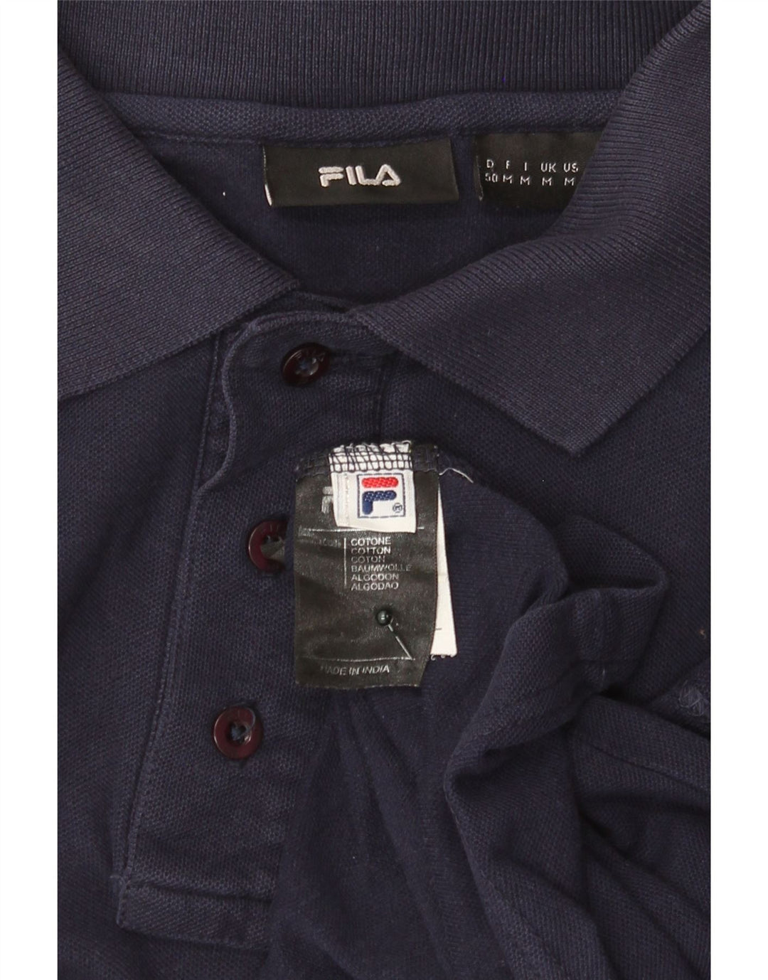 Fila Poloskjorte til mænd Medium Navyblå Bomuld