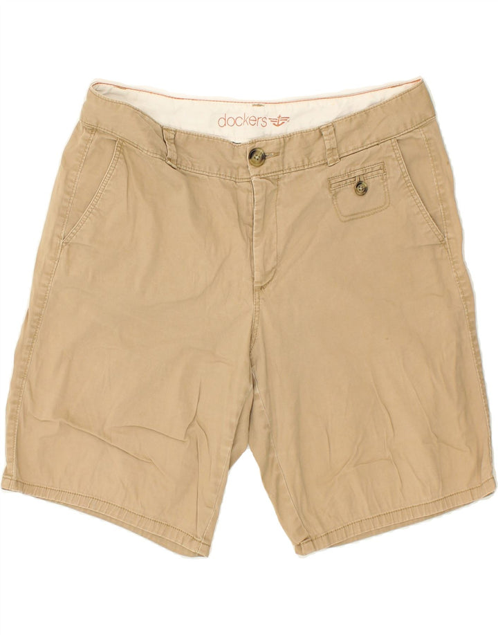DOCKERS Womens Chino Shorts US 12 Large W34  Beige Cotton Vintage Dockers and Second-Hand Dockers from Messina Hembry 