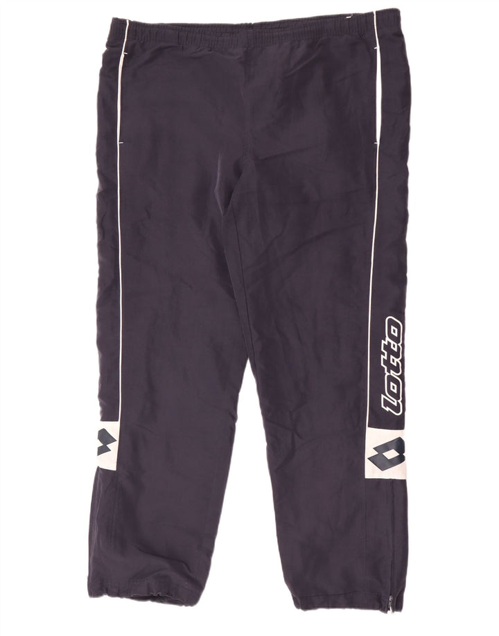 Lotto Herre grafisk træningsdragt Bukser 2XL Navy Blue Colourblock Polyester