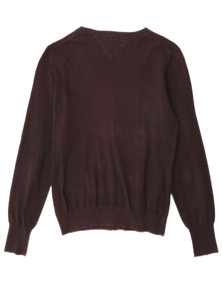 Tommy Hilfiger Dame Cardigan Sweater Medium Sort Bomuld Classic