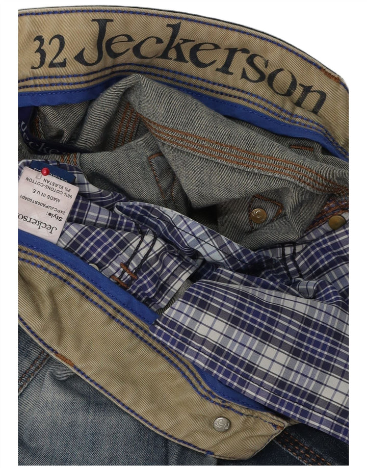 JECKERSON Slim Jeans til mænd W32 L34 blå bomuld