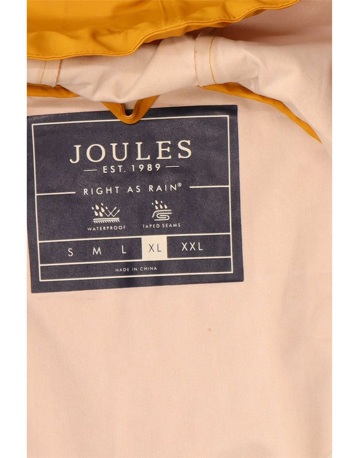 Joules Regnjakke med hætte til mænd UK 42 XL Gul