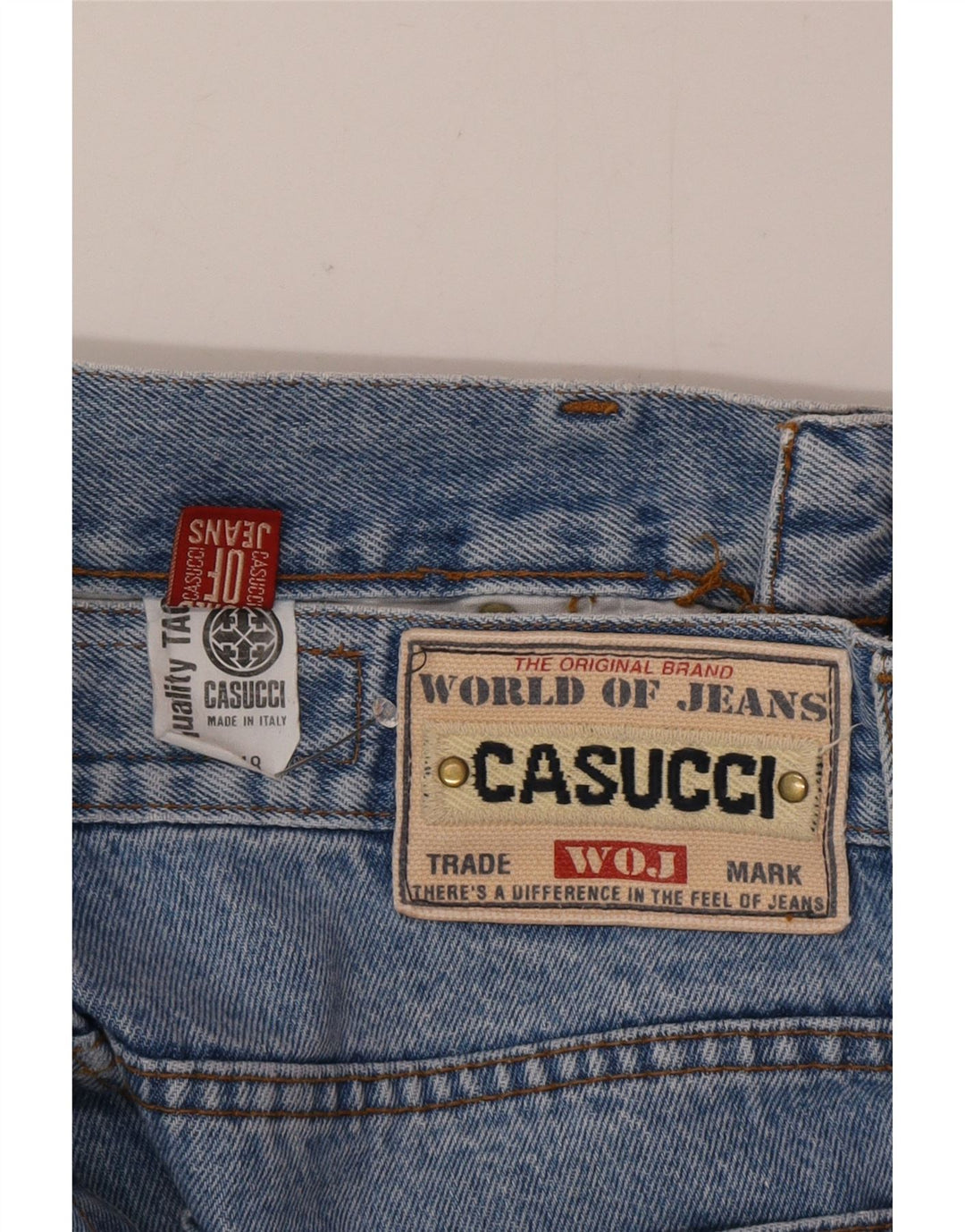 Casucci Herre Tapered Jeans IT 48 Medium W30 L33 Blå Bomuld