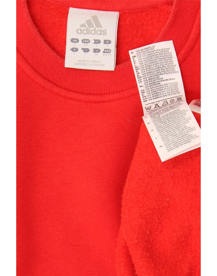 Adidas Sweatshirt til mænd, lille rød bomuld