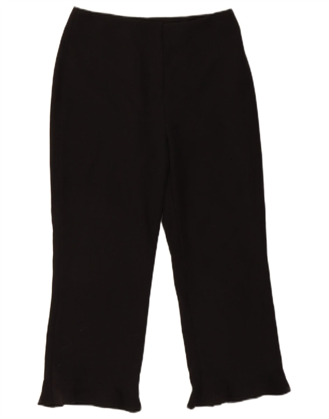 Topshop Dame Capri Bukser UK 8 Small W27 L22 Sort Polyester
