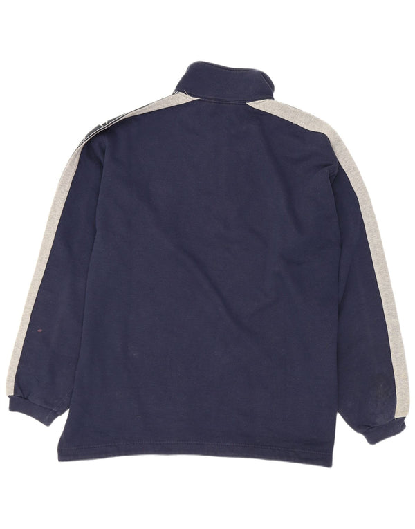 Champion Herre Grafisk Sweatshirt Jumper Medium Navy Blue Colourblock