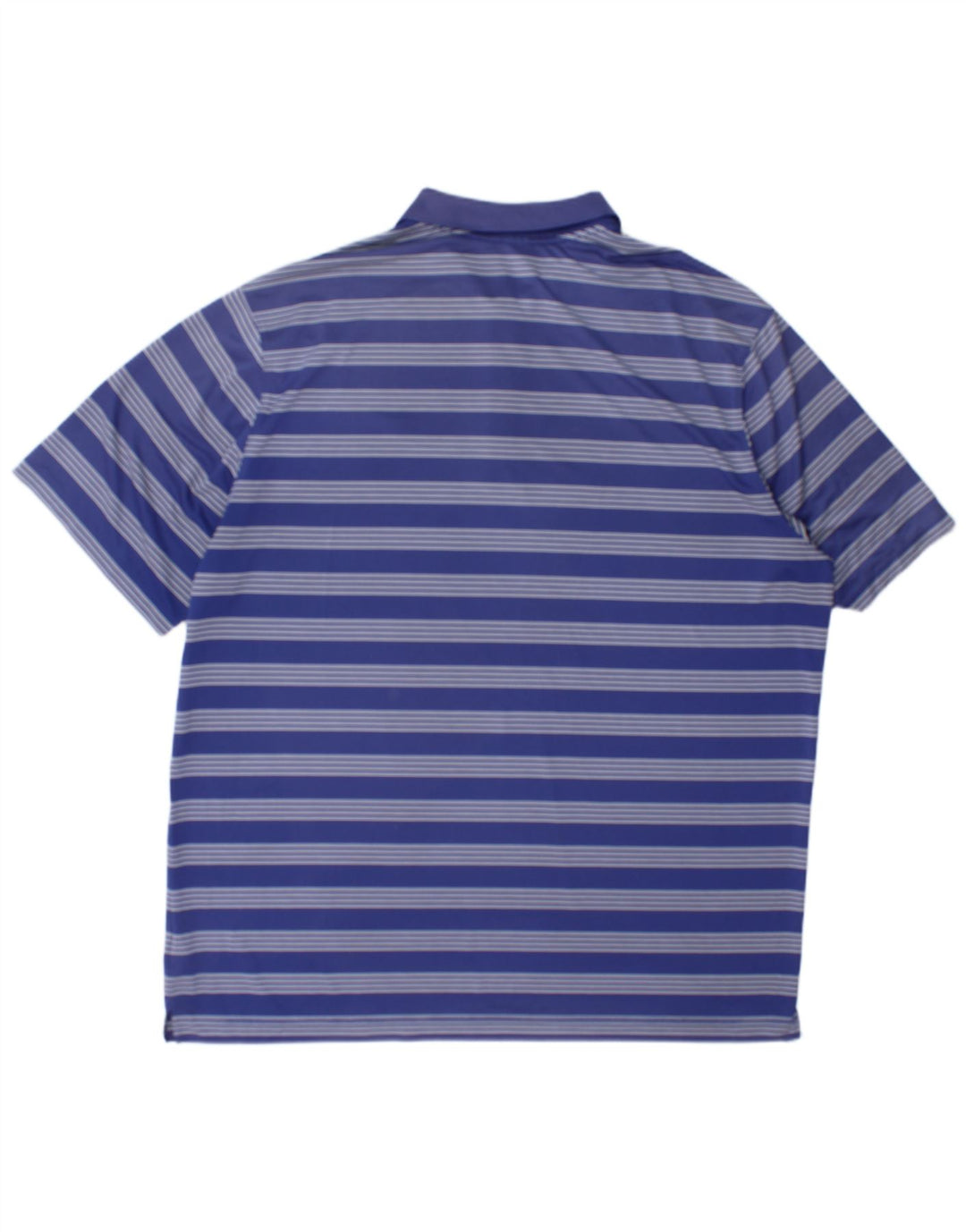 Nike Poloskjorte til mænd 2XL marineblå stribet polyester