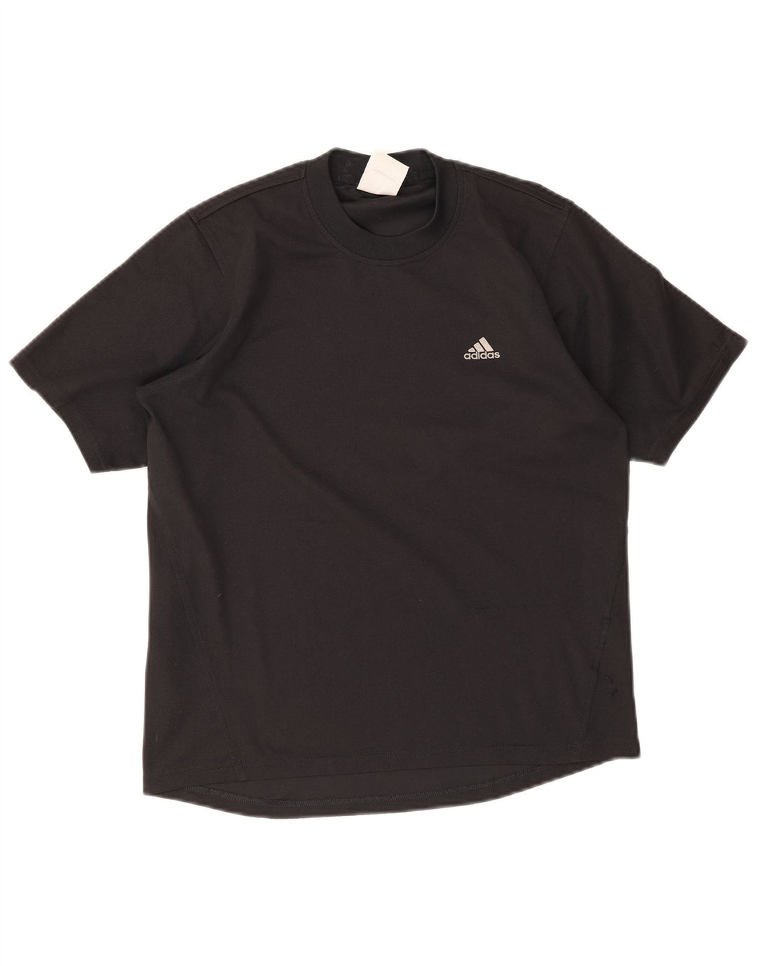 Adidas Herre T-Shirt Top UK 36/38 Small Black Polyester