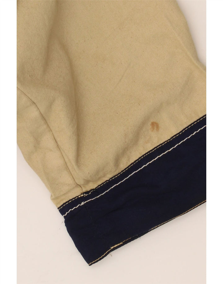 ARMANI Boys Hooded Bomber Jacket 13-14 Years Beige Cotton Vintage Armani and Second-Hand Armani from Messina Hembry 