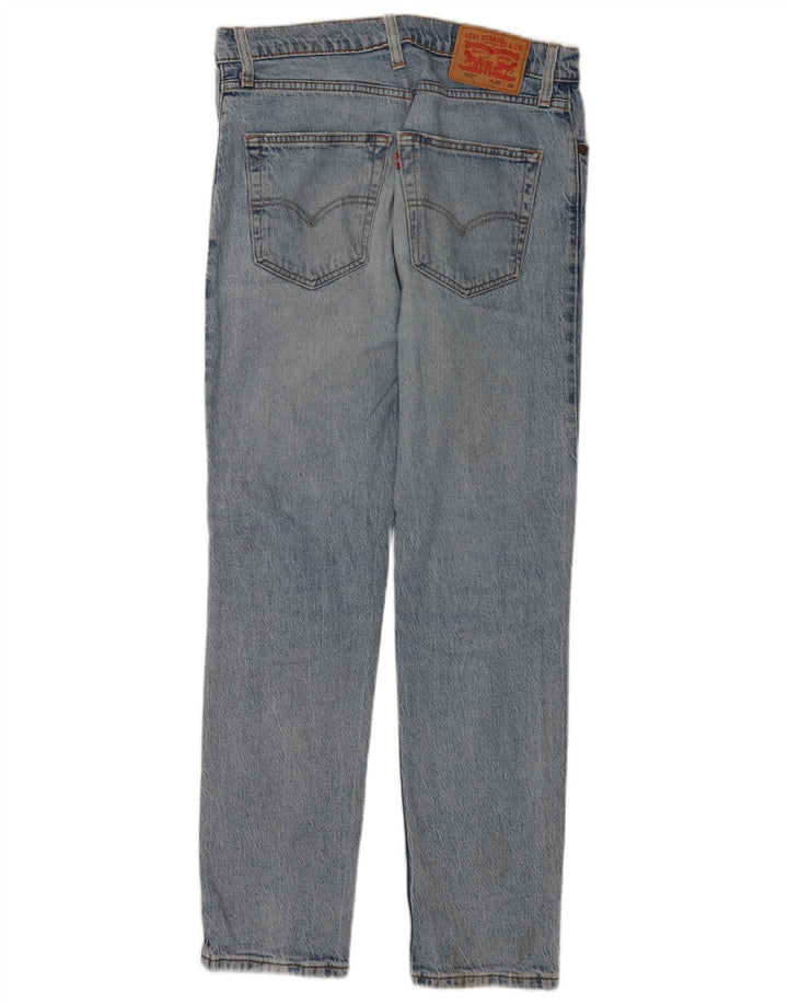 Levi's Herre 502 tilspidsede jeans W32 L32 blå bomuld