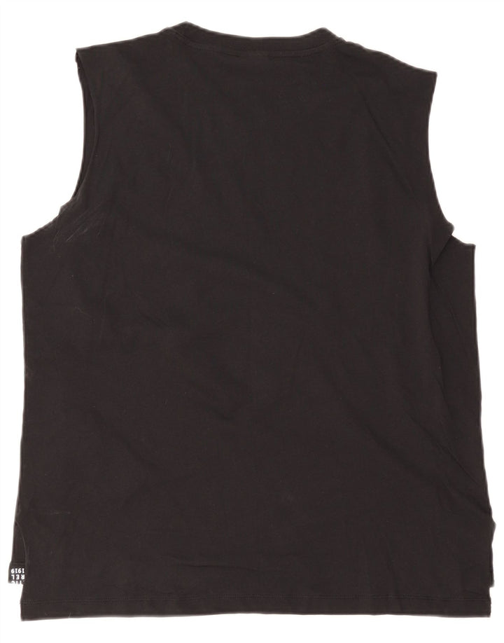 Champion Herre Grafisk Vest Top XL Sort Bomuld