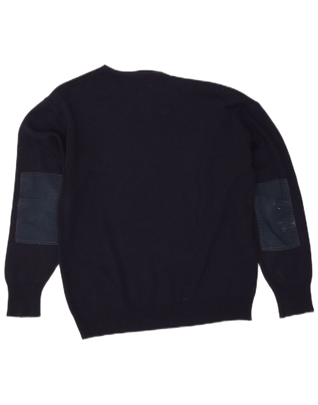 FILA Herre Boat Neck Jumper Sweater Small Navy Blue