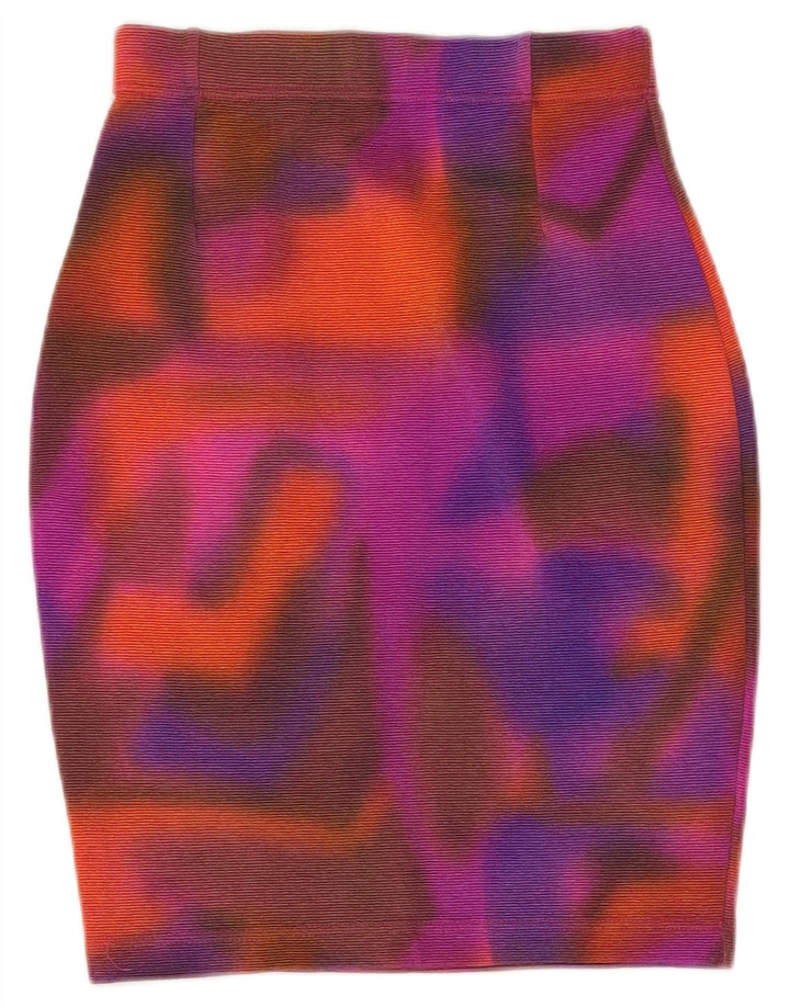 Atos Lombardini kvinders blyantnederdel Small W26 Multicolored Tie Dye