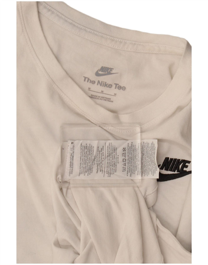 Nike T-shirt top mellem mænd, hvid bomuld
